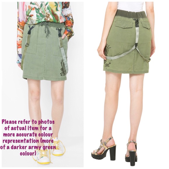 2x 👯♀️Host Pick⚡️ Desigual Felobe Skirt - Picture 2 of 15